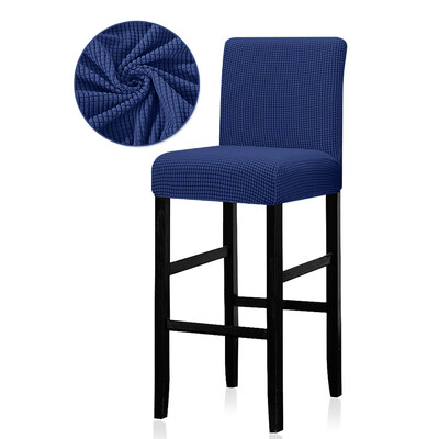 1 bucată capac elastic pentru scaun înalt 18 culori opțional husă pentru scaun de bar dimensiune universală pentru sufragerie bar club sufragerie