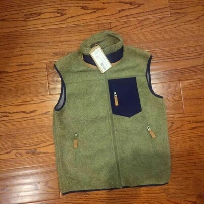 Amerikai stílusú polár kabát mellény Férfi és női felsőruházat Bárány gyapjú kabát Alkalmi bő kabát Őszi és téli sportmellény