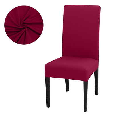 Milk Silk Hotel székhuzat Elasztikus Háztartási Étterem Bankett Stretch Étkező Székhuzat Egyszínű ülésvédő Huzat