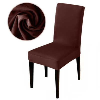 Milk Silk Hotel székhuzat Elasztikus Háztartási Étterem Bankett Stretch Étkező Székhuzat Egyszínű ülésvédő Huzat