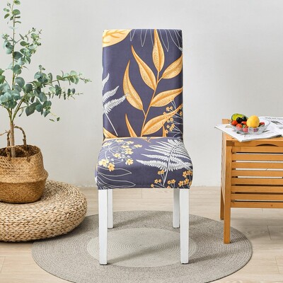 huse elastice husa scaun elastic cu imprimeu floral pentru sufragerie birou banchet protectie scaun material elastic husa fotoliu