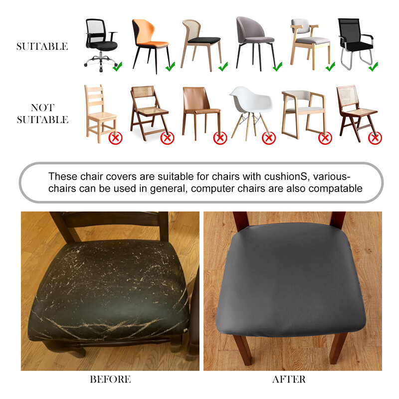 Husa de perna pentru scaune impermeabila din PU pentru bucatarie husa de scaun din piele pentru sufragerie husa scaun de sufragerie