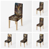 Namų kėdės užvalkalas Kėdės virtuvei Užvalkalai kėdės Nordic reguliuojamas valgomasis elastinio audinio kėdžių užvalkalai kėdės užvalkalai vestuvėms