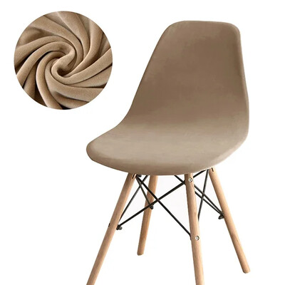 Velvet Elasticity székhuzatok étkezőhöz Shell székhuzat Ülés Állítható csúszóhuzat étkezőszékhez Mosható Levehető