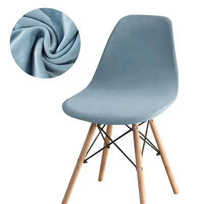 Velvet Elasticity székhuzatok étkezőhöz Shell székhuzat Ülés Állítható csúszóhuzat étkezőszékhez Mosható Levehető