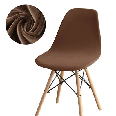 Velvet Elasticity székhuzatok étkezőhöz Shell székhuzat Ülés Állítható csúszóhuzat étkezőszékhez Mosható Levehető