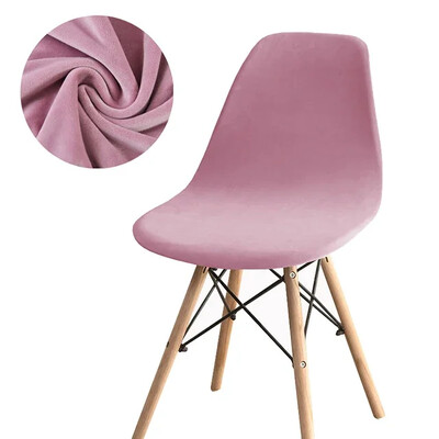 Velvet Elasticity székhuzatok étkezőhöz Shell székhuzat Ülés Állítható csúszóhuzat étkezőszékhez Mosható Levehető