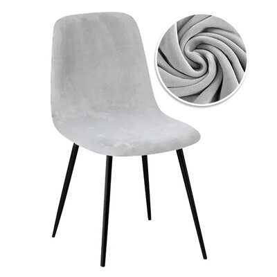 Huse pentru scaune cu spate scurt din material textil de catifea Huse pentru scaune reglabile de dimensiuni mici Husa scaun de bar pentru sufragerie acasă