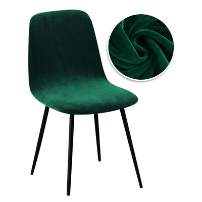 Huse pentru scaune cu spate scurt din material textil de catifea Huse pentru scaune reglabile de dimensiuni mici Husa scaun de bar pentru sufragerie acasă