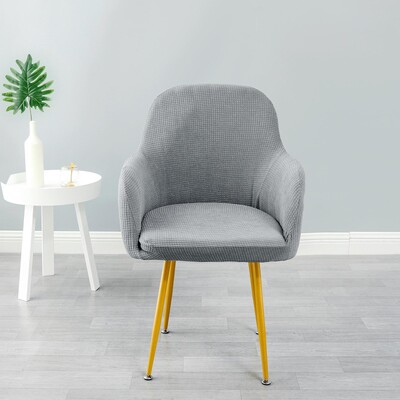 Huse pentru scaune de sufragerie jacquard Ușor de instalat Protector pentru scaune de sufragerie Huse pentru scaune pentru scaune, țesătură moale, lavabilă, elastică