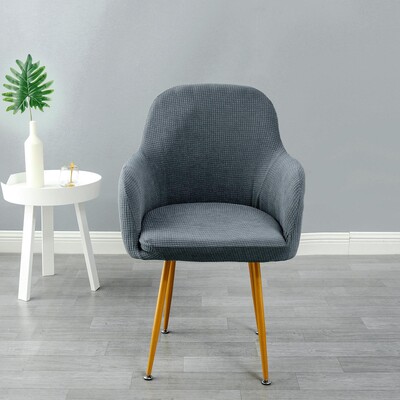 Huse pentru scaune de sufragerie jacquard Ușor de instalat Protector pentru scaune de sufragerie Huse pentru scaune pentru scaune, țesătură moale, lavabilă, elastică