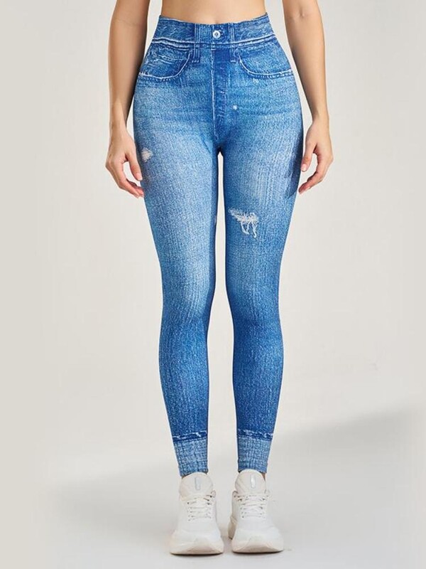 Moda femei sport Temperament de fitness Jambiere de yoga slim-fit Pantaloni comozi strâmți cu ridicare la șold