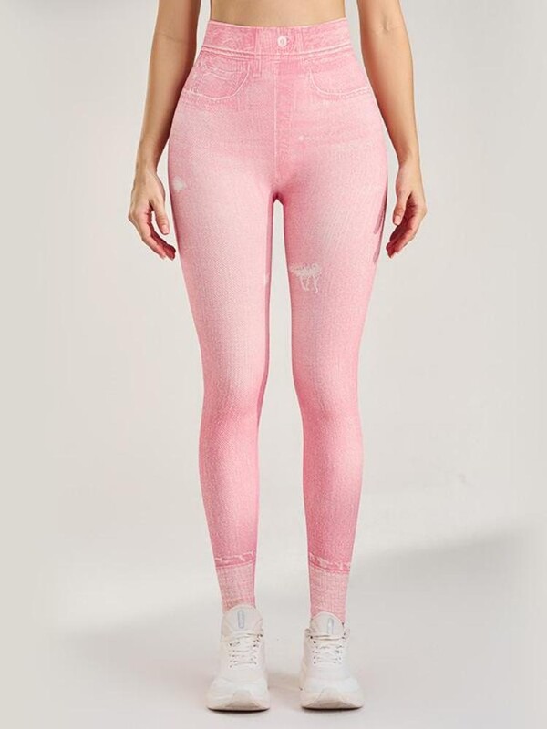 Moda femei sport Temperament de fitness Jambiere de yoga slim-fit Pantaloni comozi strâmți cu ridicare la șold