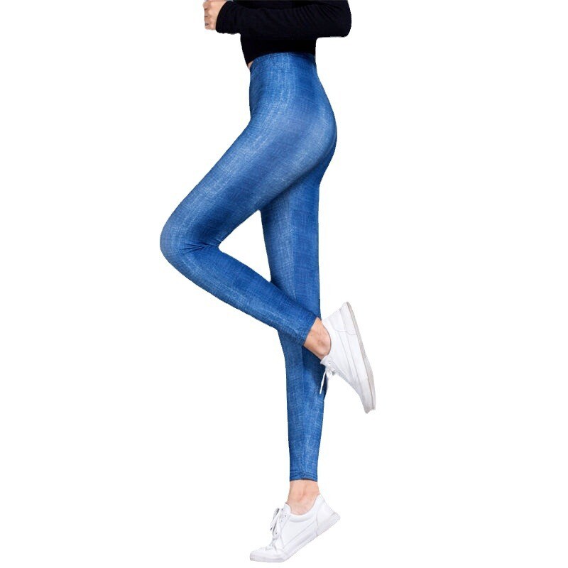 Jambiere de bază Femei Sexy Fată Pantaloni negri elastici Fitness Disco Leggings Moda Vară Solid Femme Pantalon Spandex Legging