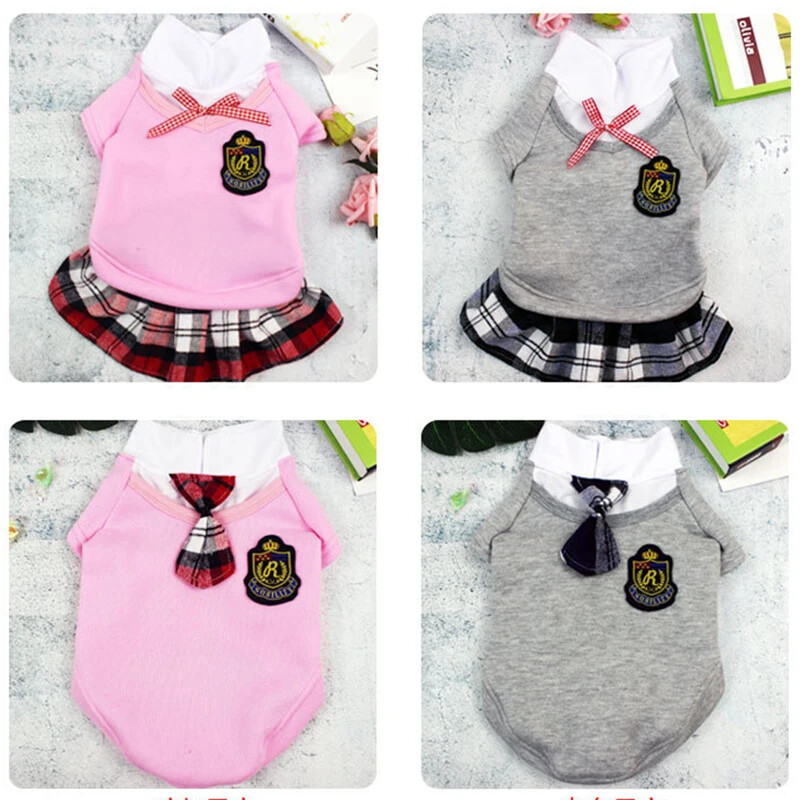 Poros naminių šunų drabužiai naminių gyvūnėlių uniformos drabužiai mažiems ir vidutiniams šunims Kostiumas Čihuahua šuniuko augintinio marškinėliai Drabužiai šunims Ropa Perro
