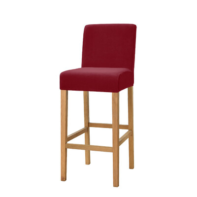 Bársony szövet bárszékhuzatok Stretch puha étkezőszékhuzatok Mosható rövid háthuzatok Székek konyhába Otthon Hotel bankett