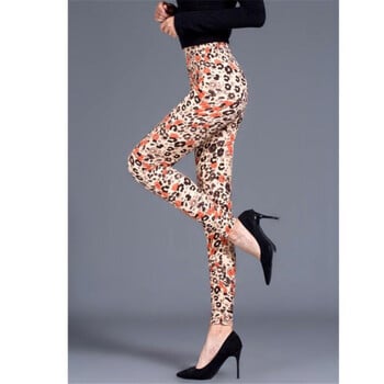 YGYEEG Women Fitness Push Up Leopard Printing κολάν μόδας ψηλόμεσο ελαστικό γυναικείο κολάν Σέξι παντελόνι συνονθύλευμα παντελόνι