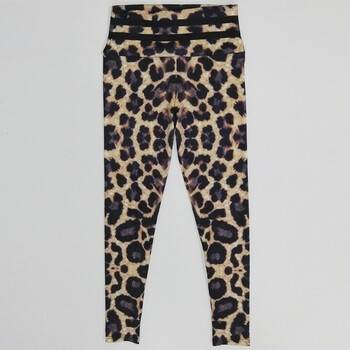 Leopard Printing Παντελόνι Yoga High Waist Elasticity Wildthing Leopard κολάν για γυναίκες που τρέχουν στενό αθλητικό παντελόνι γυμναστικής