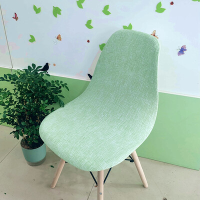 Nyomtatott Shell székhuzat Stretch Olcsó, rövid támlás székhuzatok étkezőhöz Üléshuzatok Otthoni Bár Hotel Party Banketthez