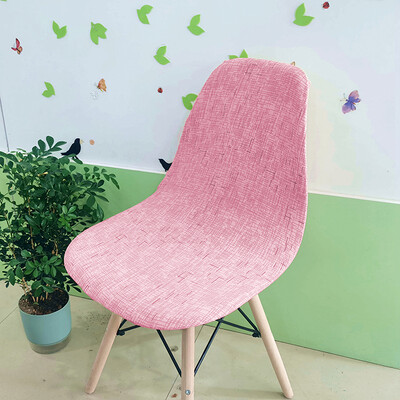 Nyomtatott Shell székhuzat Stretch Olcsó, rövid támlás székhuzatok étkezőhöz Üléshuzatok Otthoni Bár Hotel Party Banketthez