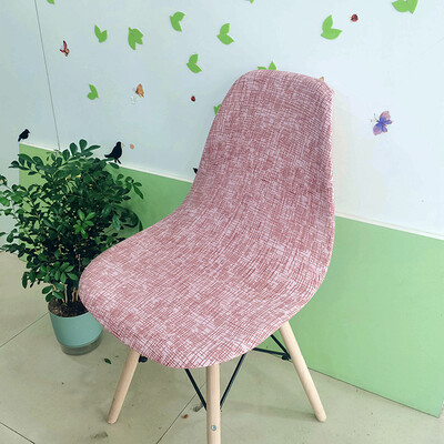 Nyomtatott Shell székhuzat Stretch Olcsó, rövid támlás székhuzatok étkezőhöz Üléshuzatok Otthoni Bár Hotel Party Banketthez