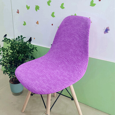 Nyomtatott Shell székhuzat Stretch Olcsó, rövid támlás székhuzatok étkezőhöz Üléshuzatok Otthoni Bár Hotel Party Banketthez