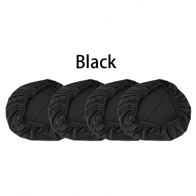 Huse pentru scaune moale, 8/4 bucăți, potrivite pentru scaune alungite/pătrate/rotunde, decor elastic, huse pentru scaune de sufragerie, huse elastice, 5 culori