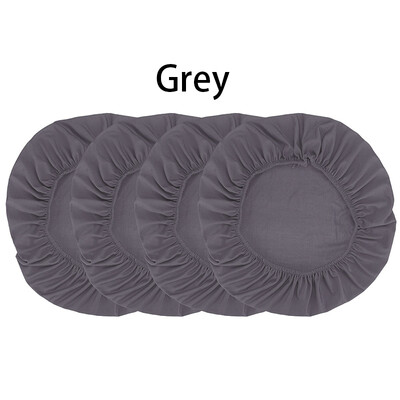 Huse pentru scaune moale, 8/4 bucăți, potrivite pentru scaune alungite/pătrate/rotunde, decor elastic, huse pentru scaune de sufragerie, huse elastice, 5 culori