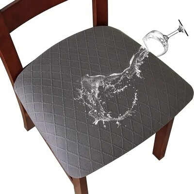 Huse pentru scaune rezistente la apă pentru sufragerie, bucătărie, hotel, birou, huse pentru scaune detașabile, elastice, elastice, 1 buc