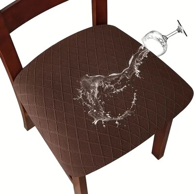 Huse pentru scaune rezistente la apă pentru sufragerie, bucătărie, hotel, birou, huse pentru scaune detașabile, elastice, elastice, 1 buc