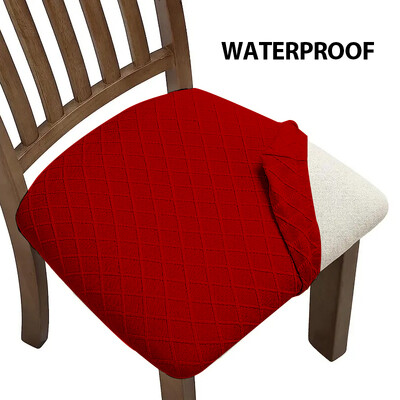 Huse pentru scaune rezistente la apă pentru sufragerie, bucătărie, hotel, birou, huse pentru scaune detașabile, elastice, elastice, 1 buc