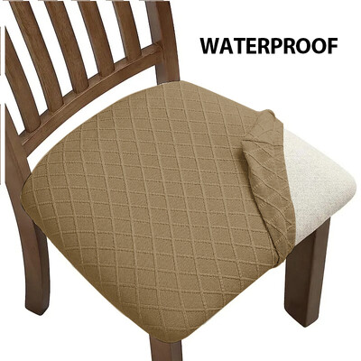 Huse pentru scaune rezistente la apă pentru sufragerie, bucătărie, hotel, birou, huse pentru scaune detașabile, elastice, elastice, 1 buc