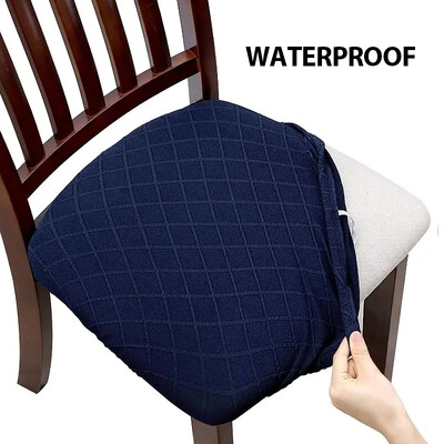 Huse pentru scaune rezistente la apă pentru sufragerie, bucătărie, hotel, birou, huse pentru scaune detașabile, elastice, elastice, 1 buc