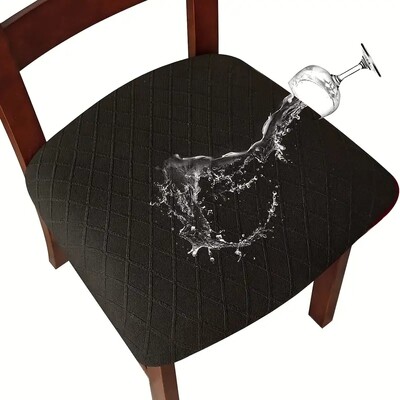 Huse pentru scaune rezistente la apă pentru sufragerie, bucătărie, hotel, birou, huse pentru scaune detașabile, elastice, elastice, 1 buc