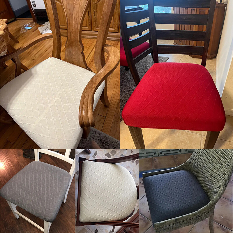 Huse pentru scaune rezistente la apă pentru sufragerie, bucătărie, hotel, birou, huse pentru scaune detașabile, elastice, elastice, 1 buc