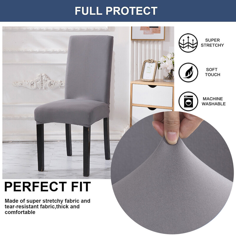 Hideg érzetű elasztikus székhuzat Koszosodásgátló üléshuzat irodai konyhához, étkezőhöz Fröccsenésálló Nem 100%-ban vízálló 1 db