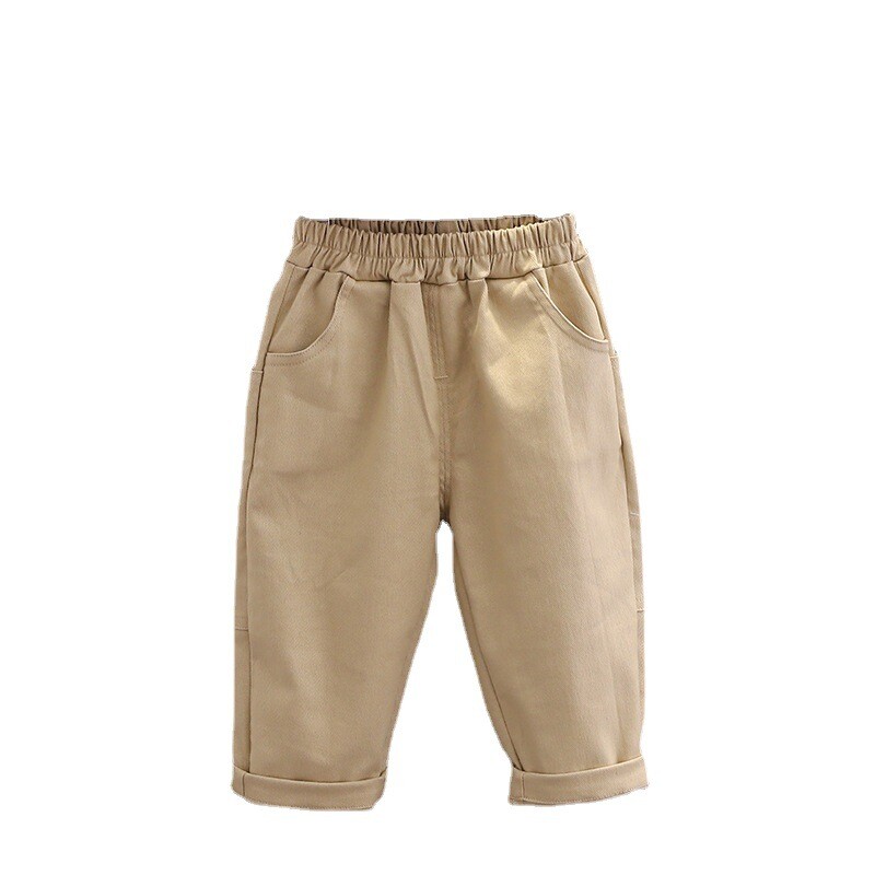 Ultima sosire Pantaloni casual pentru băieți 1-5 ani, primăvară, toamnă, copii mici, băieți, fete, pantaloni din bumbac, uni, moale, largi, pantaloni lungi
