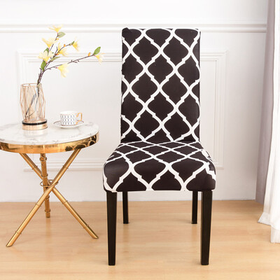 Huse pentru scaune de luat masa Husa elastica pentru scaun Huse pentru scaune elastice pentru nunta, hotel, banchet, sufragerie, birou, anti-murdar, detasabil