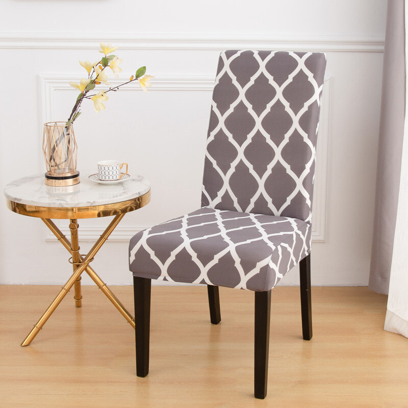 Huse pentru scaune de luat masa Husa elastica pentru scaun Huse pentru scaune elastice pentru nunta, hotel, banchet, sufragerie, birou, anti-murdar, detasabil