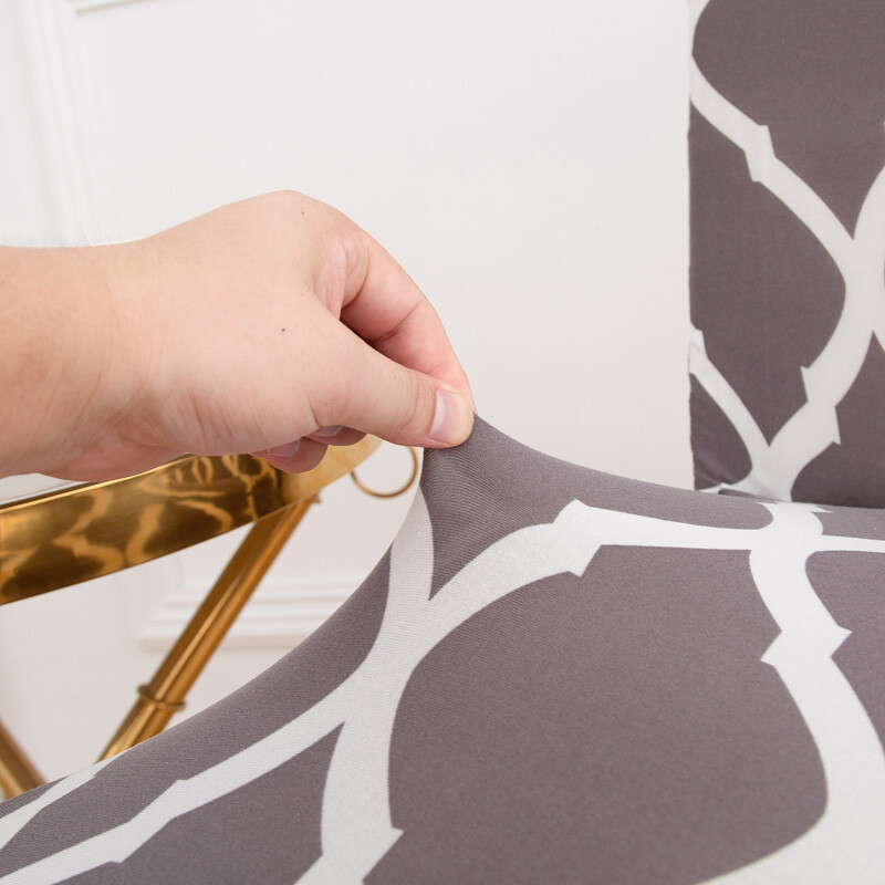 Huse pentru scaune de luat masa Husa elastica pentru scaun Huse pentru scaune elastice pentru nunta, hotel, banchet, sufragerie, birou, anti-murdar, detasabil