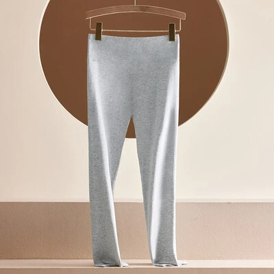 Alkalmi 100% pamut leggings női leggins magas derekú hosszú nadrág hölgyeknek sportos jógaruházat fekete harisnya Őszi ruházat utcai ruházat