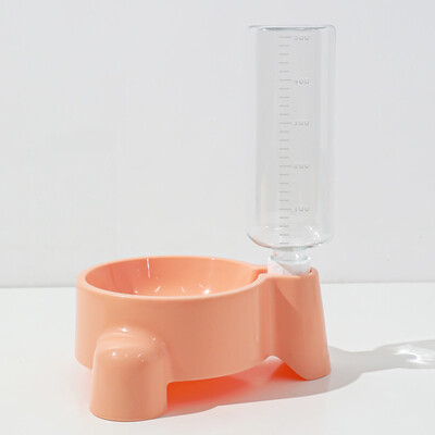 Sticlă de apă pentru animale de companie Hrănire automată cu apă pentru un singur bol de apă de băut Dozator de bol de băut pentru cățeluș și pisici Articole pentru animale de companie