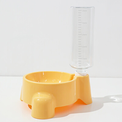 Sticlă de apă pentru animale de companie Hrănire automată cu apă pentru un singur bol de apă de băut Dozator de bol de băut pentru cățeluș și pisici Articole pentru animale de companie