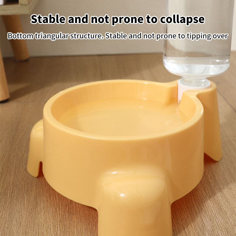 Sticlă de apă pentru animale de companie Hrănire automată cu apă pentru un singur bol de apă de băut Dozator de bol de băut pentru cățeluș și pisici Articole pentru animale de companie