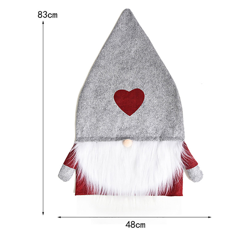 Kalėdų kėdžių užvalkalai Kalėdų valgomojo kėdžių užvalkalai Neaustiniai audiniai Kėdės užvalkalai, skirti namų kalėdiniam papuošimui