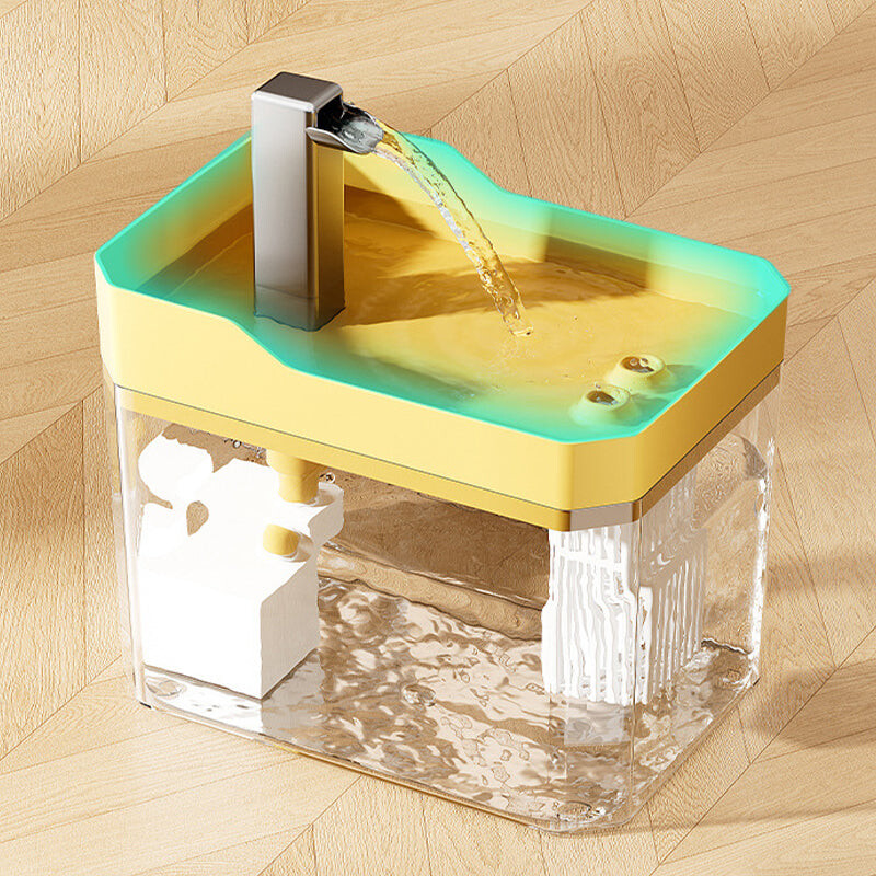 Pet Smart ivóvíz szökőkút, automatikus keringtetésű macska vízadagoló, rendkívül csendes USB újratölthető (dugó nélkül)