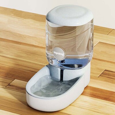 Katės vandens dozatorius, automatinis šunų kačių tiektuvas ir vandens dozatorius Gravitacinis ėdalo tiektuvas, didelės talpos 4 l naminių gyvūnėlių girdytuvas