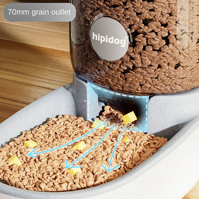 Katės vandens dozatorius, automatinis šunų kačių tiektuvas ir vandens dozatorius Gravitacinis ėdalo tiektuvas, didelės talpos 4 l naminių gyvūnėlių girdytuvas