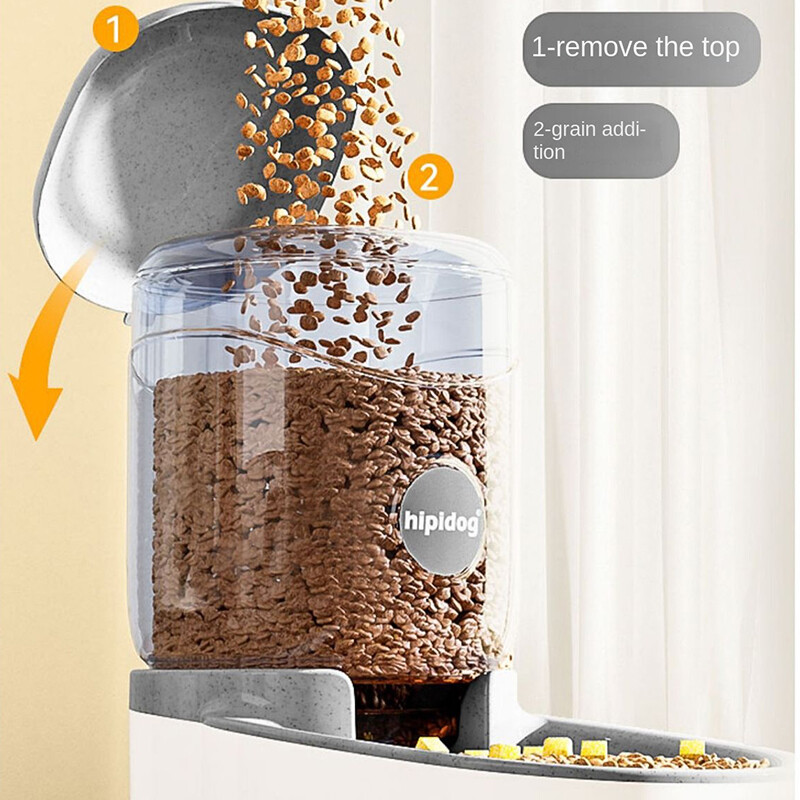 Katės vandens dozatorius, automatinis šunų kačių tiektuvas ir vandens dozatorius Gravitacinis ėdalo tiektuvas, didelės talpos 4 l naminių gyvūnėlių girdytuvas