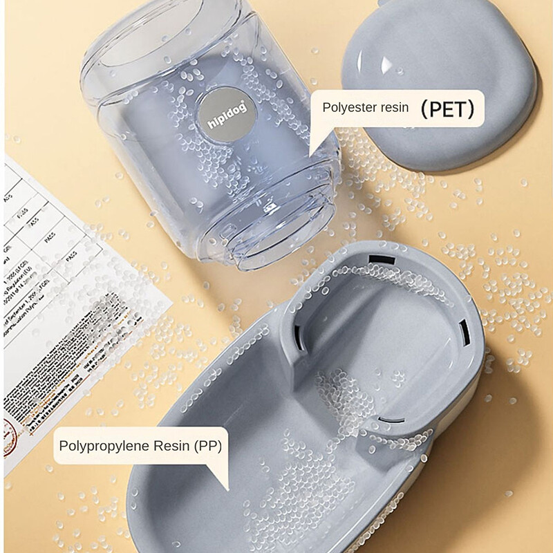 Katės vandens dozatorius, automatinis šunų kačių tiektuvas ir vandens dozatorius Gravitacinis ėdalo tiektuvas, didelės talpos 4 l naminių gyvūnėlių girdytuvas